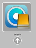 Selecting OpenCore EFI Boot after install