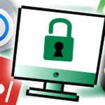 Password Manager App Icons burst and Macwiz Branding