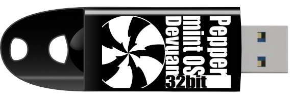 Devuan-based PeppermintOS 32-bit USB Flash Drive